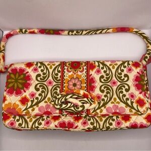 Vera Bradley Mod Floral Quilted Knot Detail Shoulder Bag